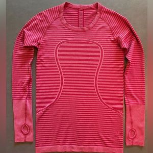 Lululemon Swiftly Tech Long-Sleeve Striped Shirt